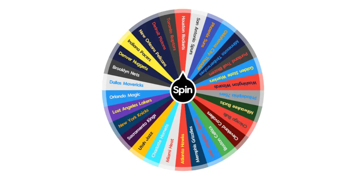 Wheel Of NBA Teams